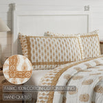 Rosalie King Sham - Gold
