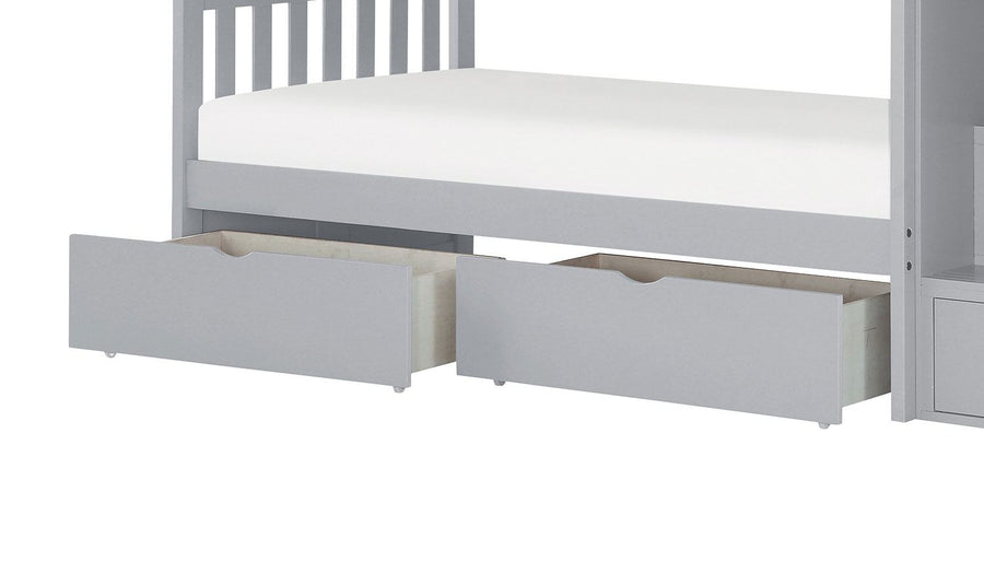 Noelle Bunk Bed Pair of Storage Drawers- Grey