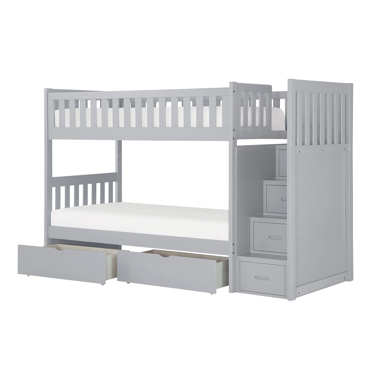 Noelle Bunk Bed Pair of Storage Drawers- Grey