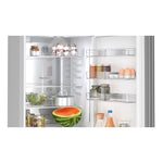 Bosch 24" 12.8 Cu. Ft. Black Glass Smart Counter-Depth-Bottom Freezer Refrigerator with Home Connect - B24CB80ESB