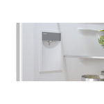 Bosch 24" Black Glass Smart Free-Standing Counter-depth Bottom Freezer Refrigerator with Home Connect (12.8) - B24CB80ESB