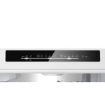 Bosch 24" 12.8 Cu. Ft. White Glass Smart Counter-Depth Bottom-Freezer Refrigerator with Home Connect - B24CB80ESW