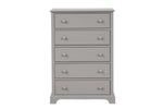 Trudy 5-Drawer Chest - Grey