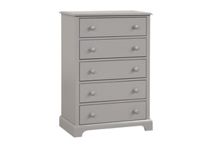 Trudy Commode 5 tiroirs – gris