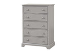 Trudy 5-Piece Twin Captain Bedroom Package with Trundle - Grey