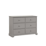 Trudy 6 Drawer Dresser - Grey