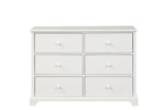 Trudy 6-Drawer Dresser - White