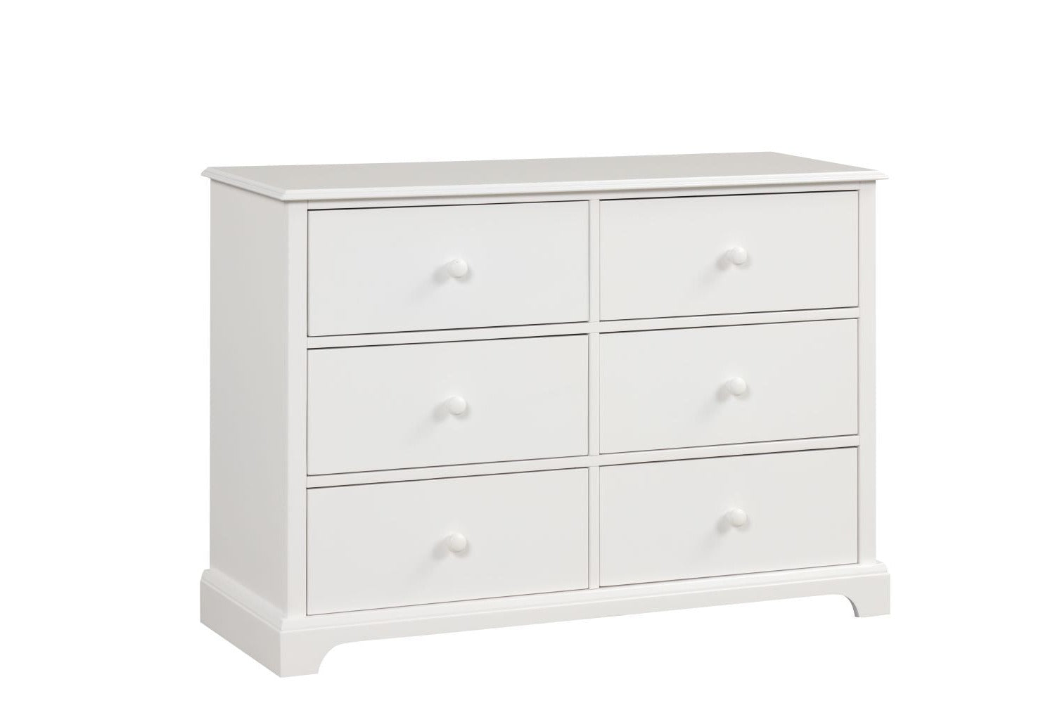 Trudy 6-Drawer Dresser - White