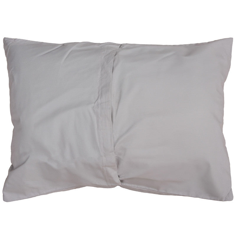 Aubrac Cotton King Comforter Set with 2 King Pillows - Grey