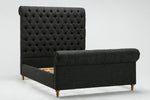 Tongeren Queen Bed - Charcoal