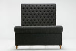 Tongeren Queen Bed - Charcoal