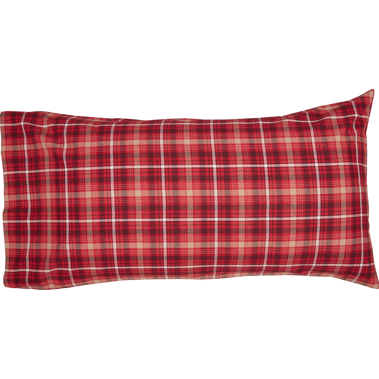 Payette King Pillow Case - Red - Set of 2