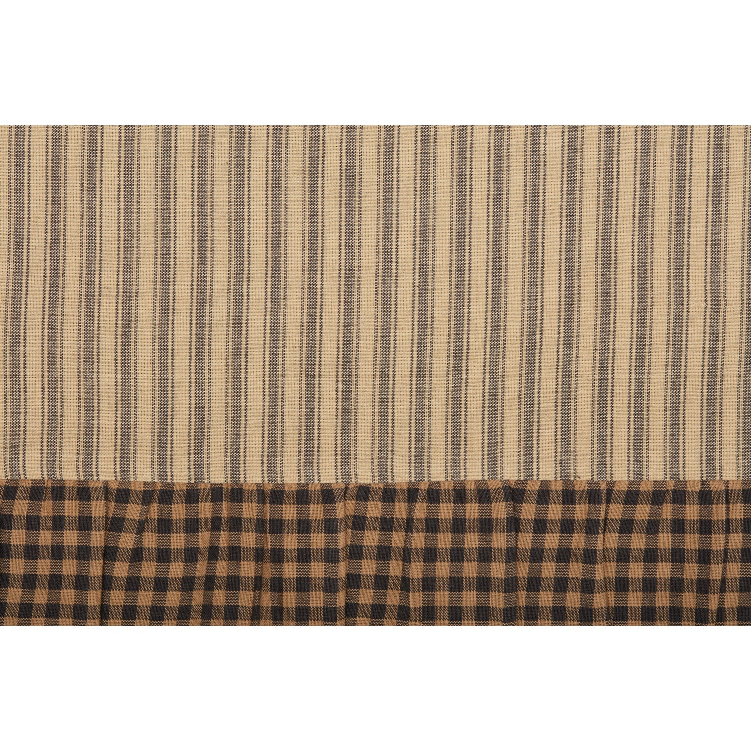 Millard Euro Sham - Black/Dark Tan