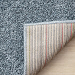 Brio 6'7" x 9'10" Shag Area Rug - Blue