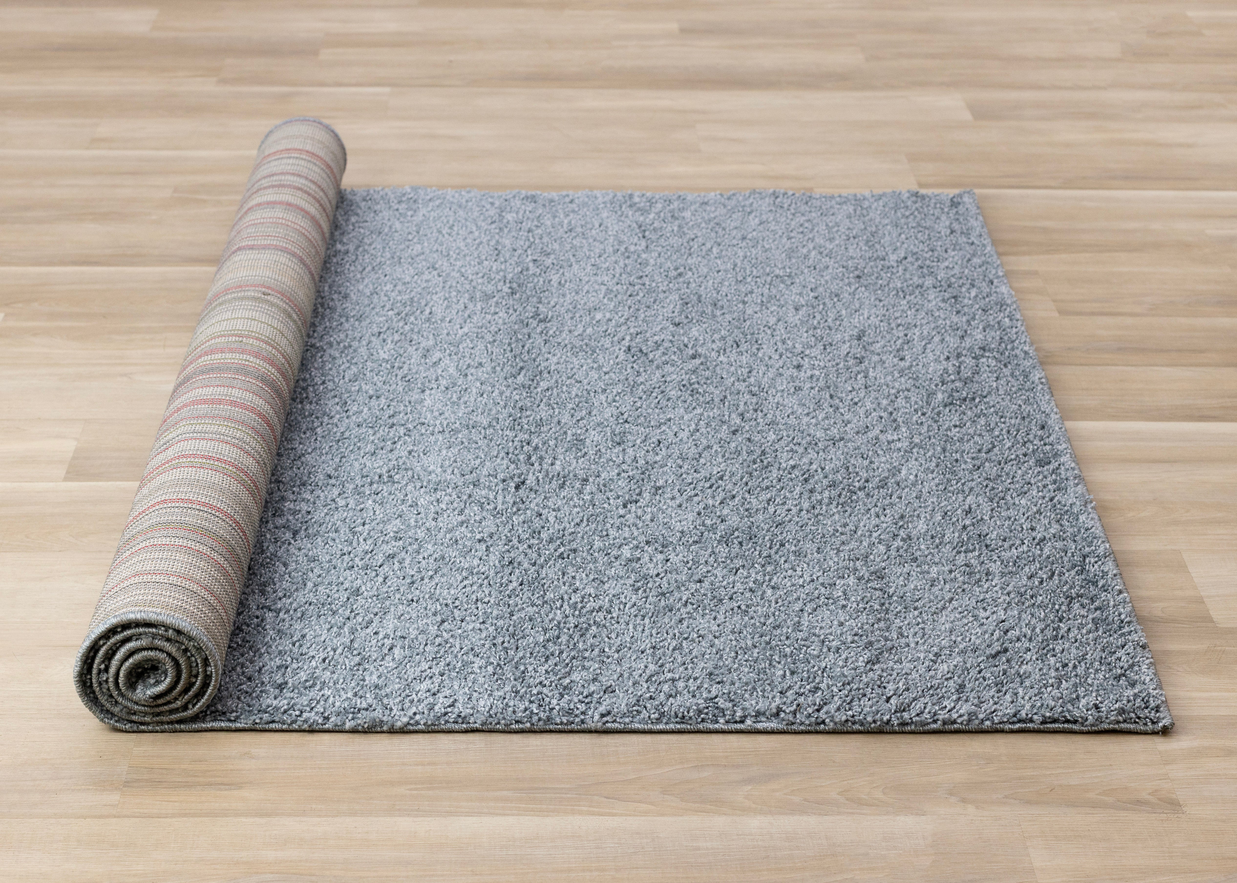 Brio 6'7" x 9'10" Shag Area Rug - Blue