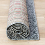 Brio 6'7" x 9'10" Shag Area Rug - Blue