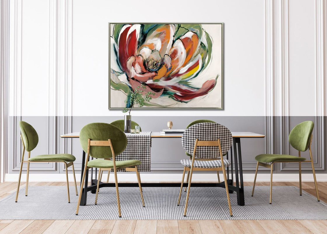 Red Glory Wall Art - Multi-Colour - 49 X 37