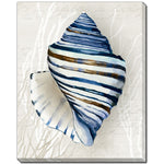 Glass Shell II Wall Art - Blue - 16 X 20