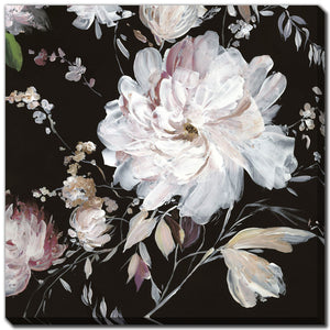 Tiffany I Wall Art - White/Black/Pink - 24 X 24