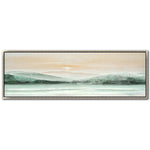 Sunrise Wall Art - Green - 61 X 21
