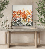 Red Sea Wall Art - Red/Green - 37 X 37