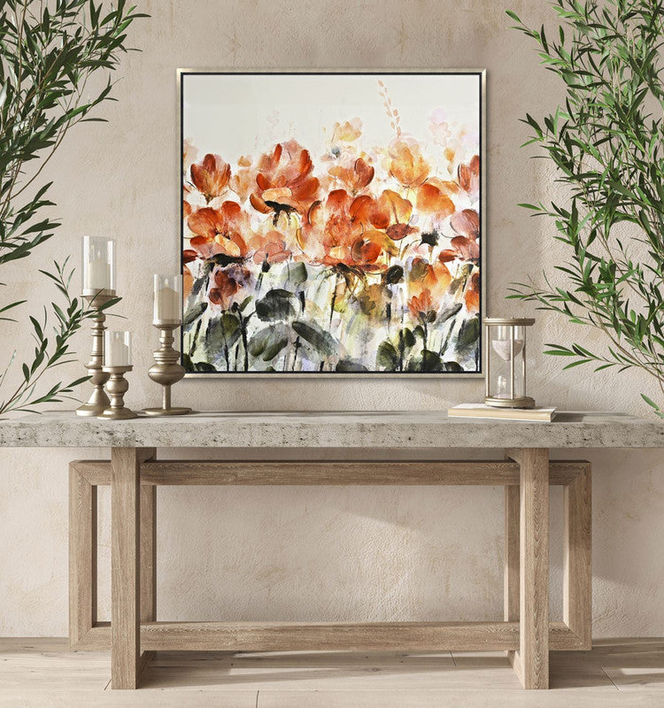 Red Sea Wall Art - Red/Green - 37 X 37