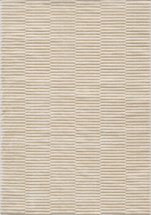 L2 Decor Cornelle Area Rug 7' x 10' with Underpad - Beige