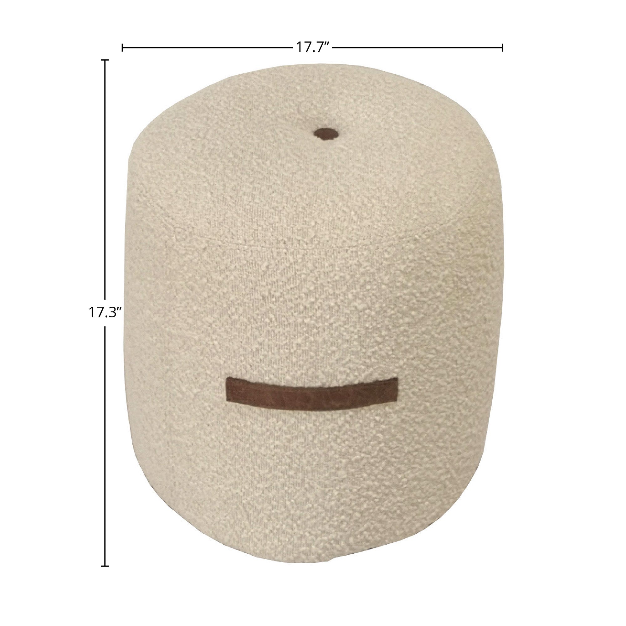 Jorra Cushy Ottoman - Cream