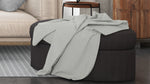 Cotton House King Textured Blanket - Grey