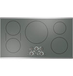 Café Stainless Steel 36" Built-In Touch Control Induction Cooktop - CHP90362TSS