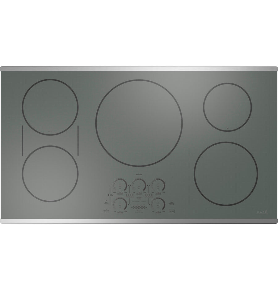 Café Stainless Steel 36" Built-In Touch Control Induction Cooktop - CHP90362TSS