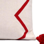 Aydin I 20" x 20" Decorative Cushion - Red/Natural