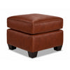 City Tabouret en cuir – brun
