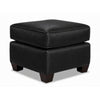 City Tabouret en cuir – noir