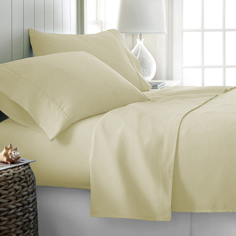 Rize Twin Sheet Set - Cream