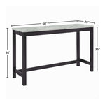 Kalee 4-Piece Counter Height Dining Set - Black