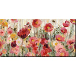 Flower Fiesta Canvas Wall Art - 20 X 40