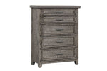 Dahlia 5-Drawer Chest - Grey