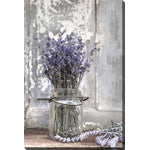 Lavender and Rustic Scenery Canvas Wall Art - 30 X 45