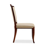 Svenstrup Dining Chair - Cream/Walnut - Set of 2
