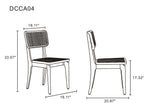 Stensby Dining Chair - Black/Natural Cane - Set of 2