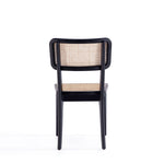 Stensby Dining Chair - Black/Natural Cane - Set of 2