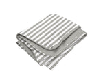 Cotton House 3-Piece King Duvet Cover Set - Pewter Stripes