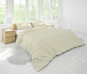 Cotton House 3-Piece Queen Duvet Cover Set - Beige