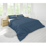 Cotton House 3-Piece Queen Duvet Cover Set - Blue