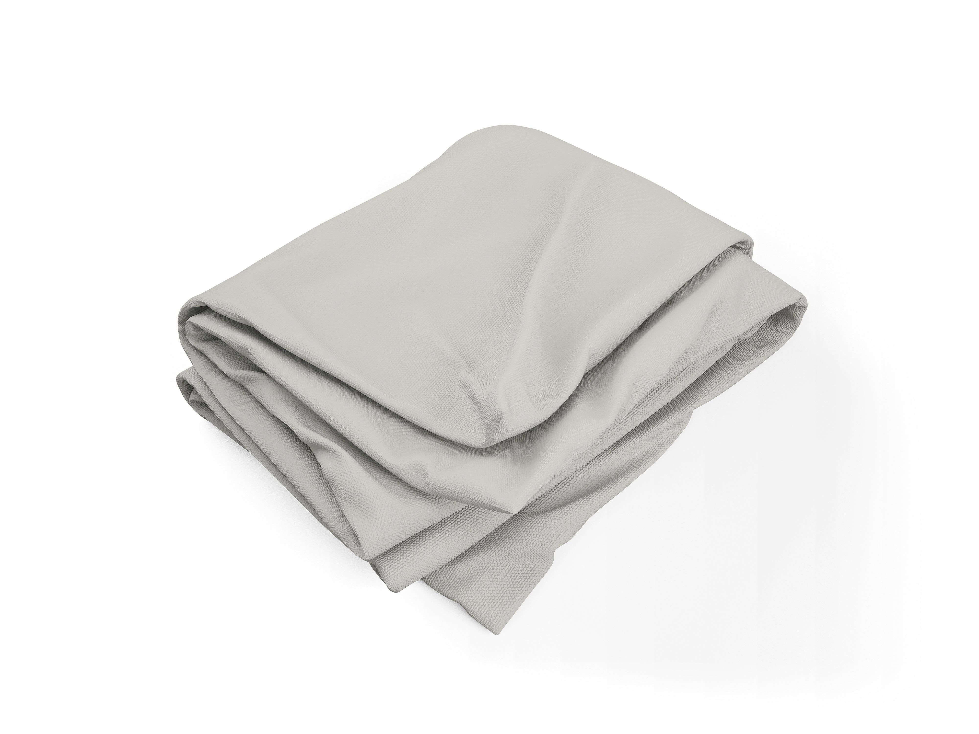 Cotton House 3-Piece King Duvet Cover Set - Silver
