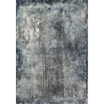 L2 Decor Diamond Area Rug 5' x 8' with Underpad - Blue, Grey