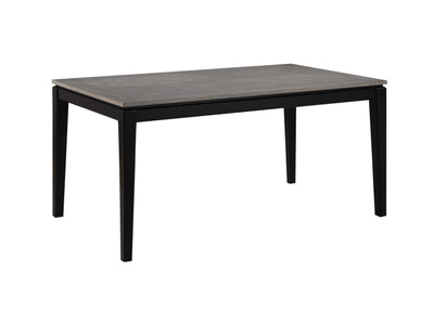 Isadora Table de salle à manger – noir, gris