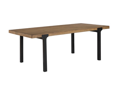 Freye Table de salle à manger – noir, brun