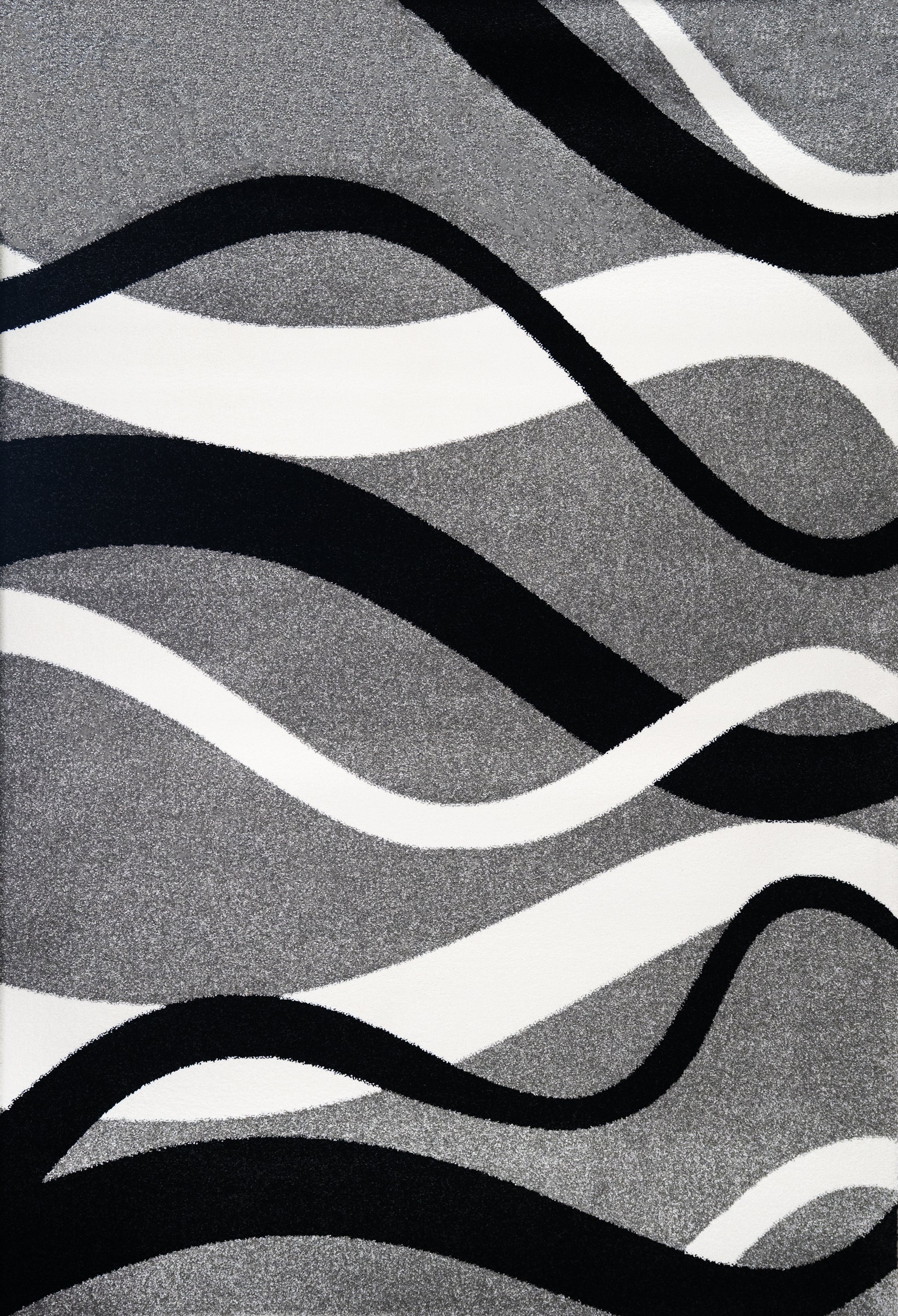 L2 Decor Diamond Area Rug 8' x 11' with Underpad - Grey